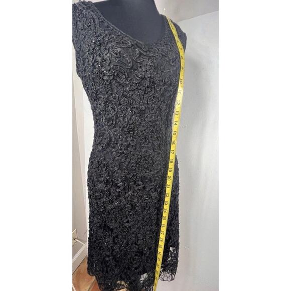 Basix Black Label Sequin Embellished Mini Dress Formal Wear Size 0 - Picture 10 of 10